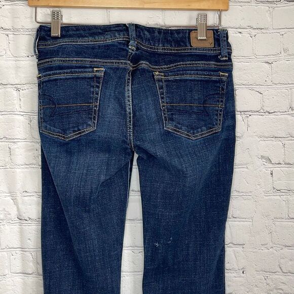American Eagle Women’s Original Boot Dark Wash Jeans size 2 - Picture 5 of 9